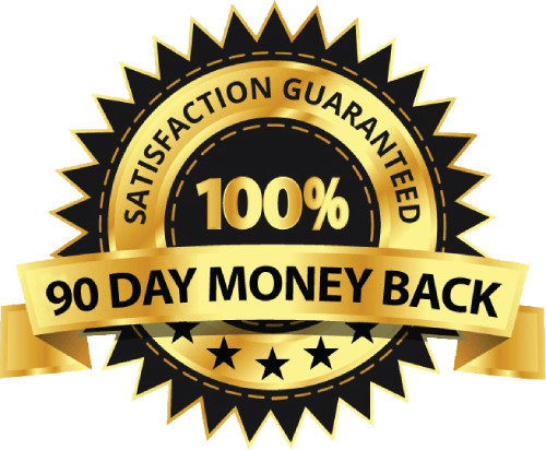 90 day money back guarantee seal